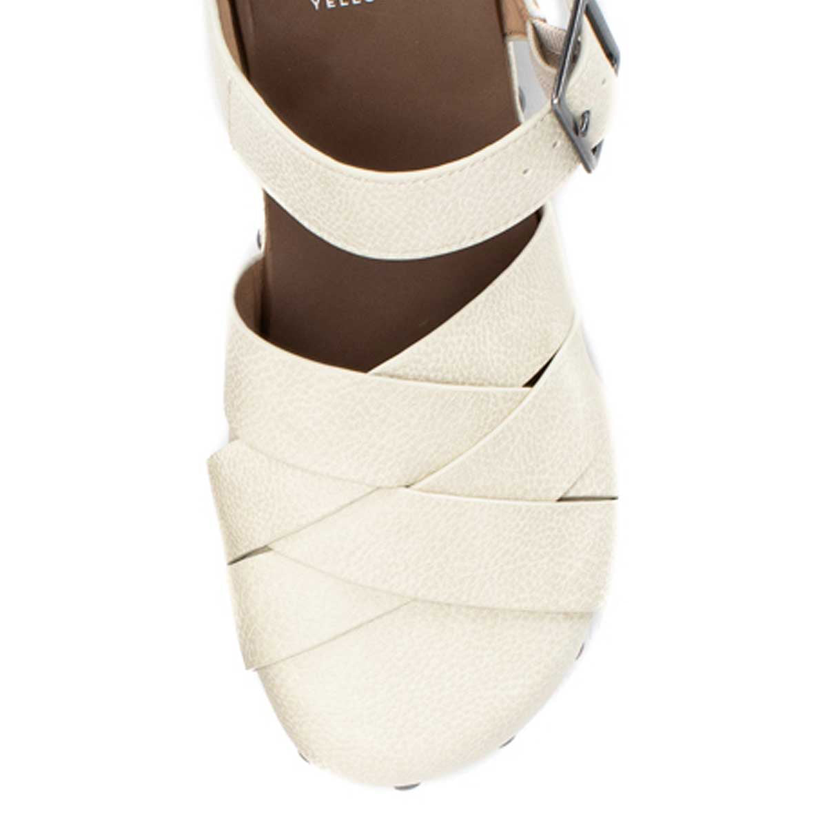 Yellow Box Footwear Rethel Flatform Clog - Bone