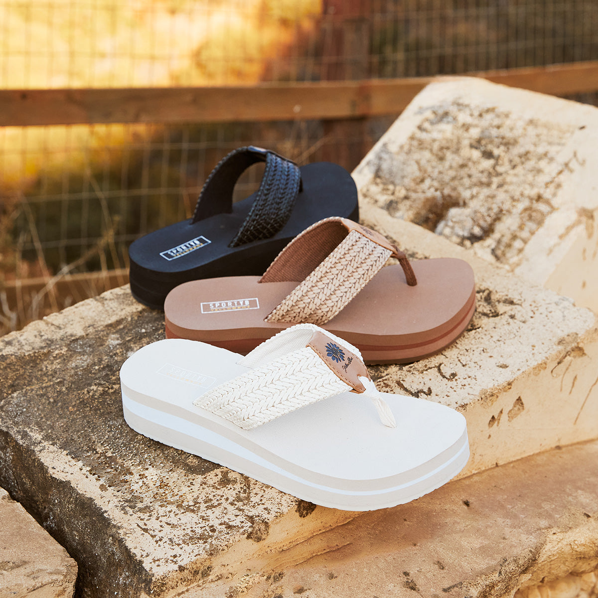 Yellow Box Footwear Misha Flatform Sandal - Tan