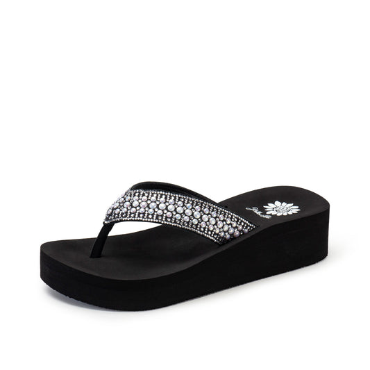 Yellow Box Footwear Ramsey Flatform Sandal - Black