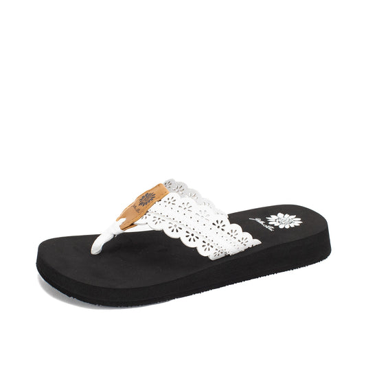 Yellow Box Footwear Fascell Flip Flop - White