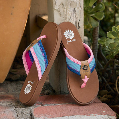 Yellow Box Footwear Fahad Flip Flop - Blue Multi