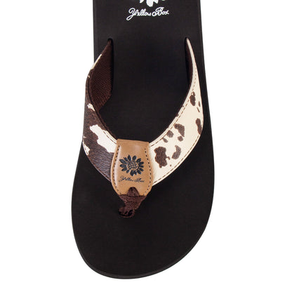 Yellow Box Footwear Flexter Flip Flop - Cow