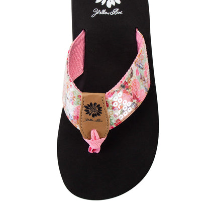 Yellow Box Footwear Frances Flip Flop - Pink Multi