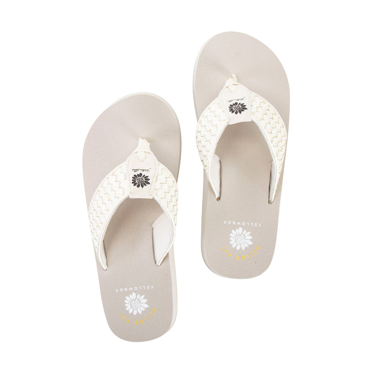 Yellow Box Footwear Neiko Flip Flop - Ivory