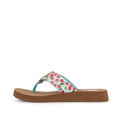 Yellow Box Footwear Rosamel Flip Flop - Red Blue