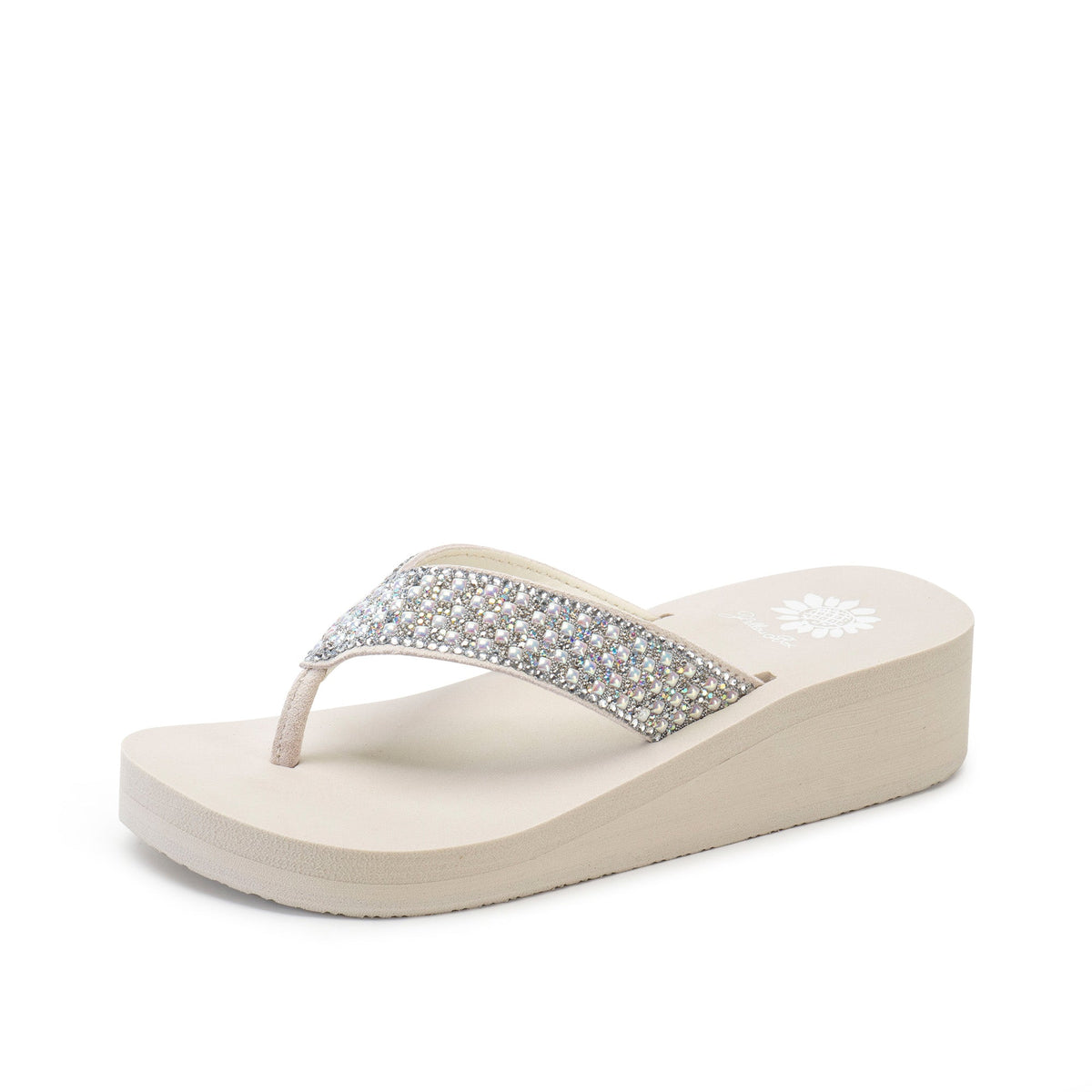 Yellow Box Footwear Sencha Wedge Sandal - Sand Stone