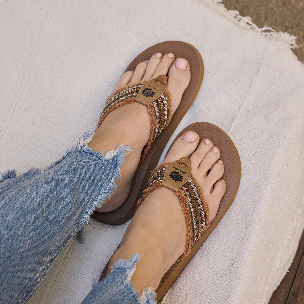 Yellow Box Footwear Nassau Flip Flop - Tan