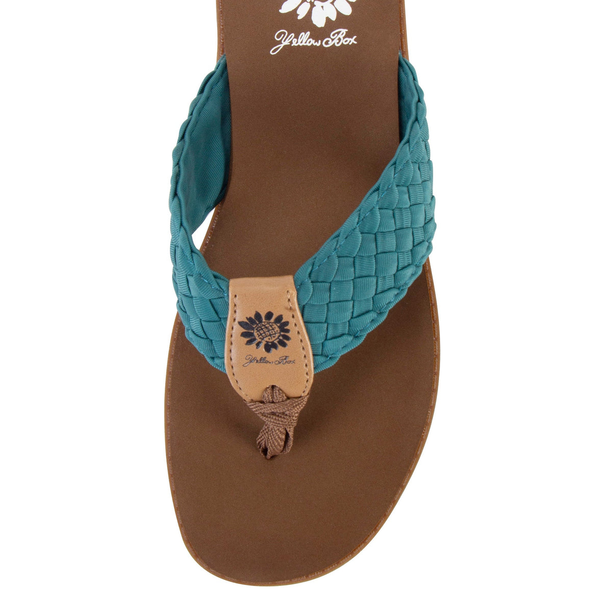 Yellow Box Footwear Irving Woven Sandal - Teal