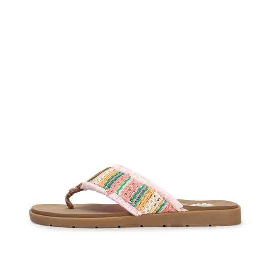 Yellow Box Footwear Flappy Sandal - Pink Multi