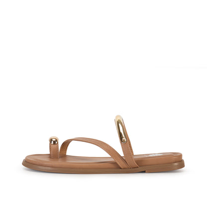 Yellow Box Footwear Hilari Toe-Ring Sandal - Almond