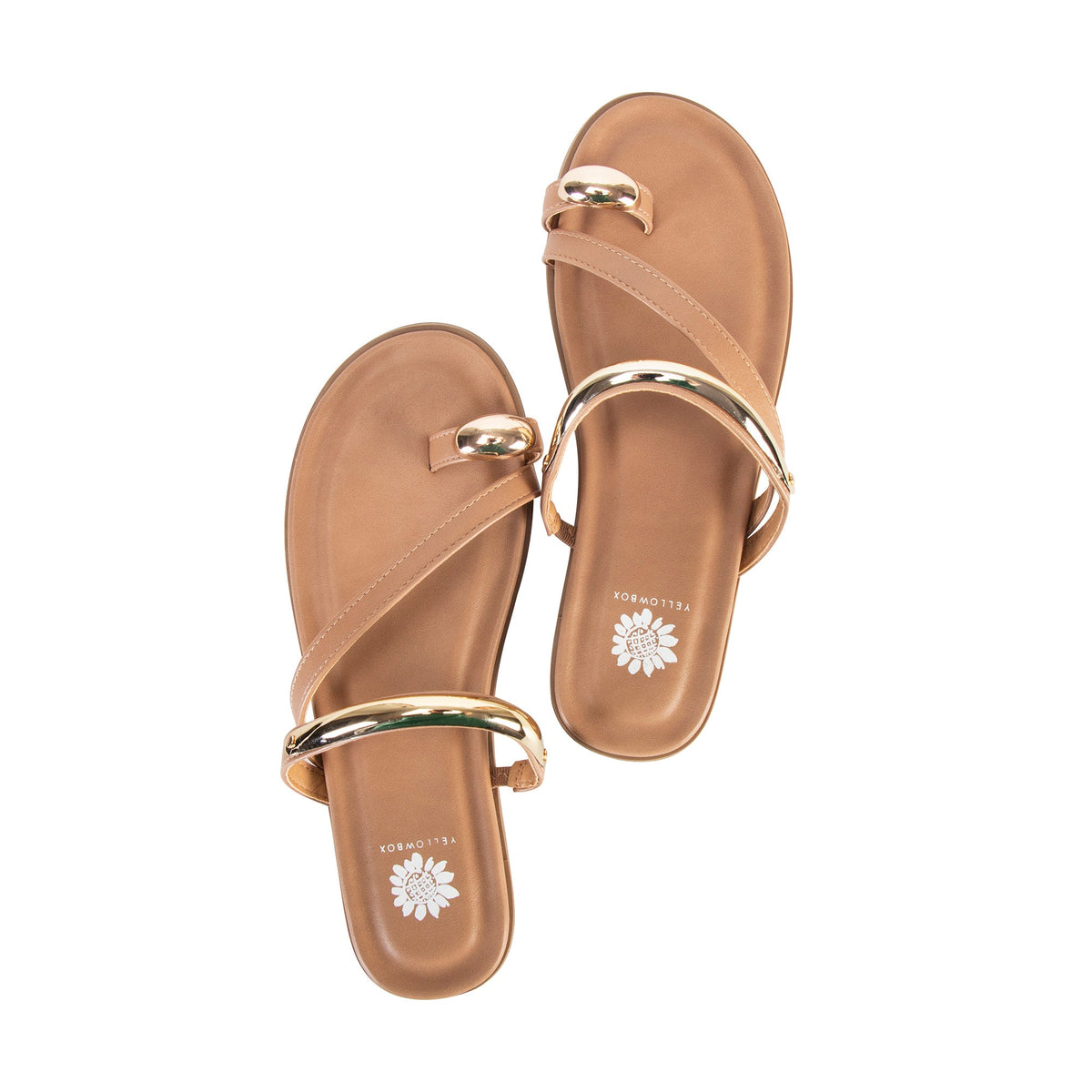 Yellow Box Footwear Hilari Toe-Ring Sandal - Almond