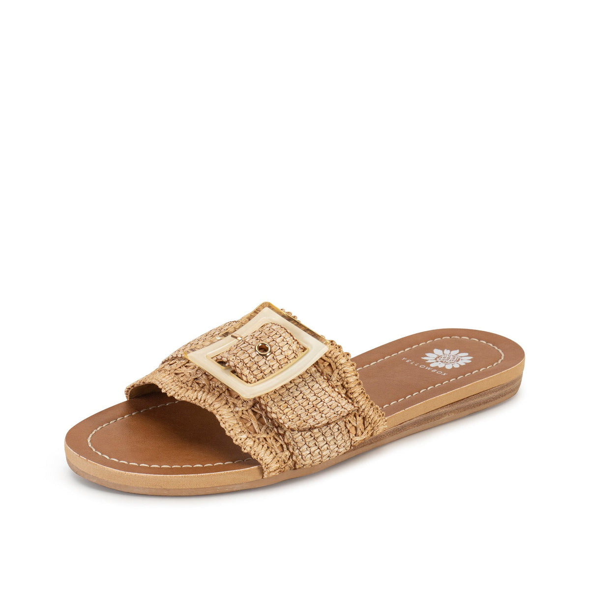 Yellow Box Footwear Hamlyn Slide Sandal - Natural