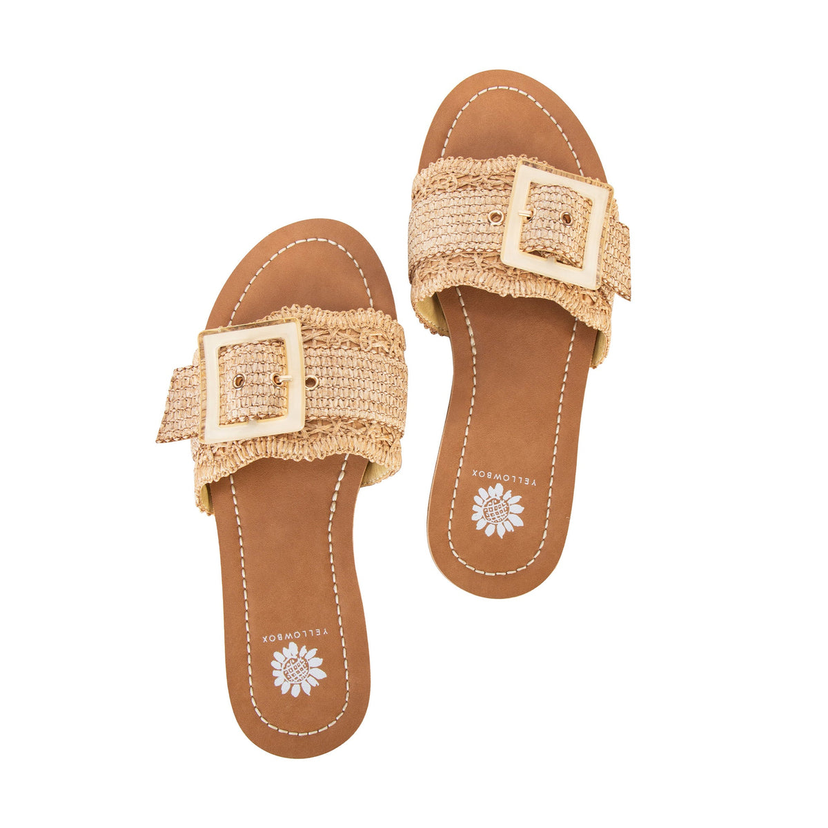 Yellow Box Footwear Hamlyn Slide Sandal - Natural