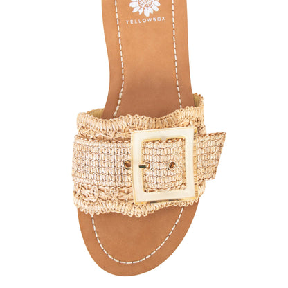 Yellow Box Footwear Hamlyn Slide Sandal - Natural