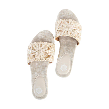 Yellow Box Footwear Haruka Slide Sandal - Ivory