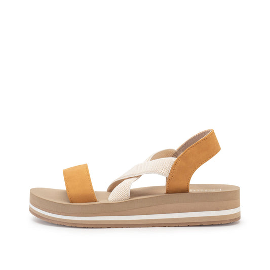Yellow Box Footwear Manuela Flatform Sandal - Camel