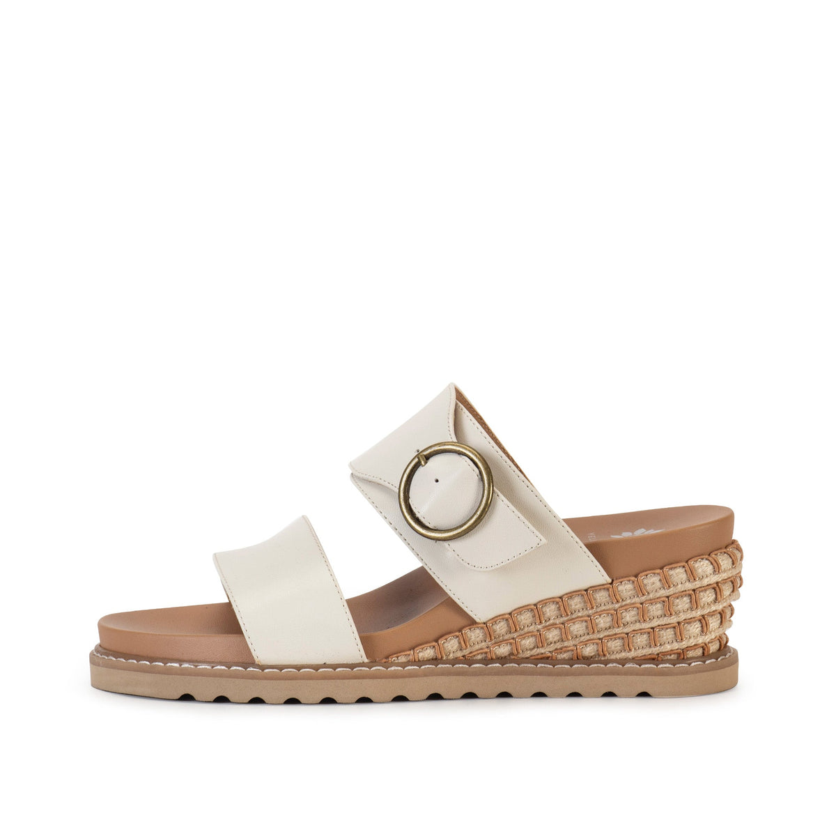 Yellow Box Footwear Marco Wedge Sandal - Ivory