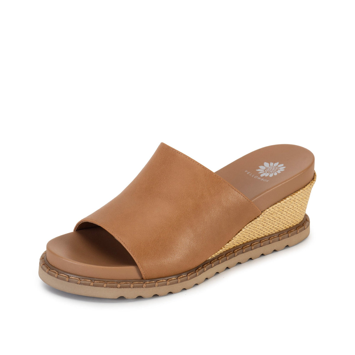 Yellow Box Footwear Marcie Wedge Sandal - Light Tan