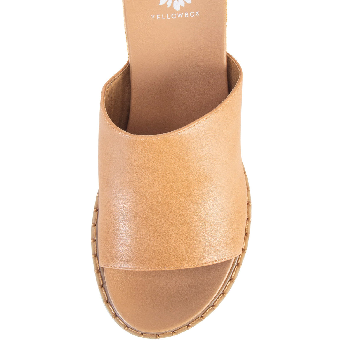 Yellow Box Footwear Marcie Wedge Sandal - Light Tan