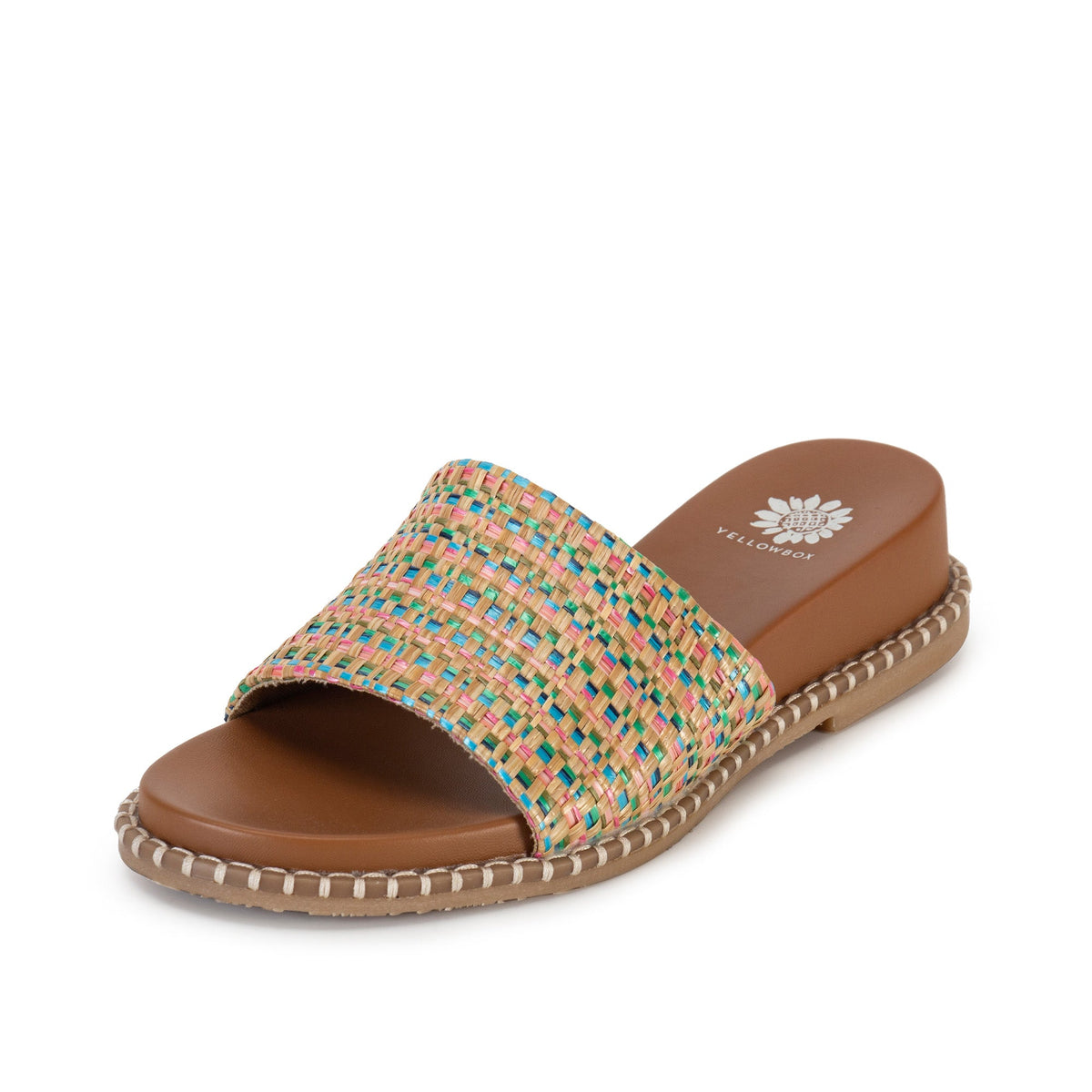 Yellow Box Footwear Lewis Wedge Sandal - Multi