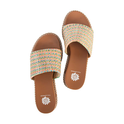 Yellow Box Footwear Lewis Wedge Sandal - Multi