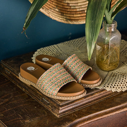 Yellow Box Footwear Lewis Wedge Sandal - Multi