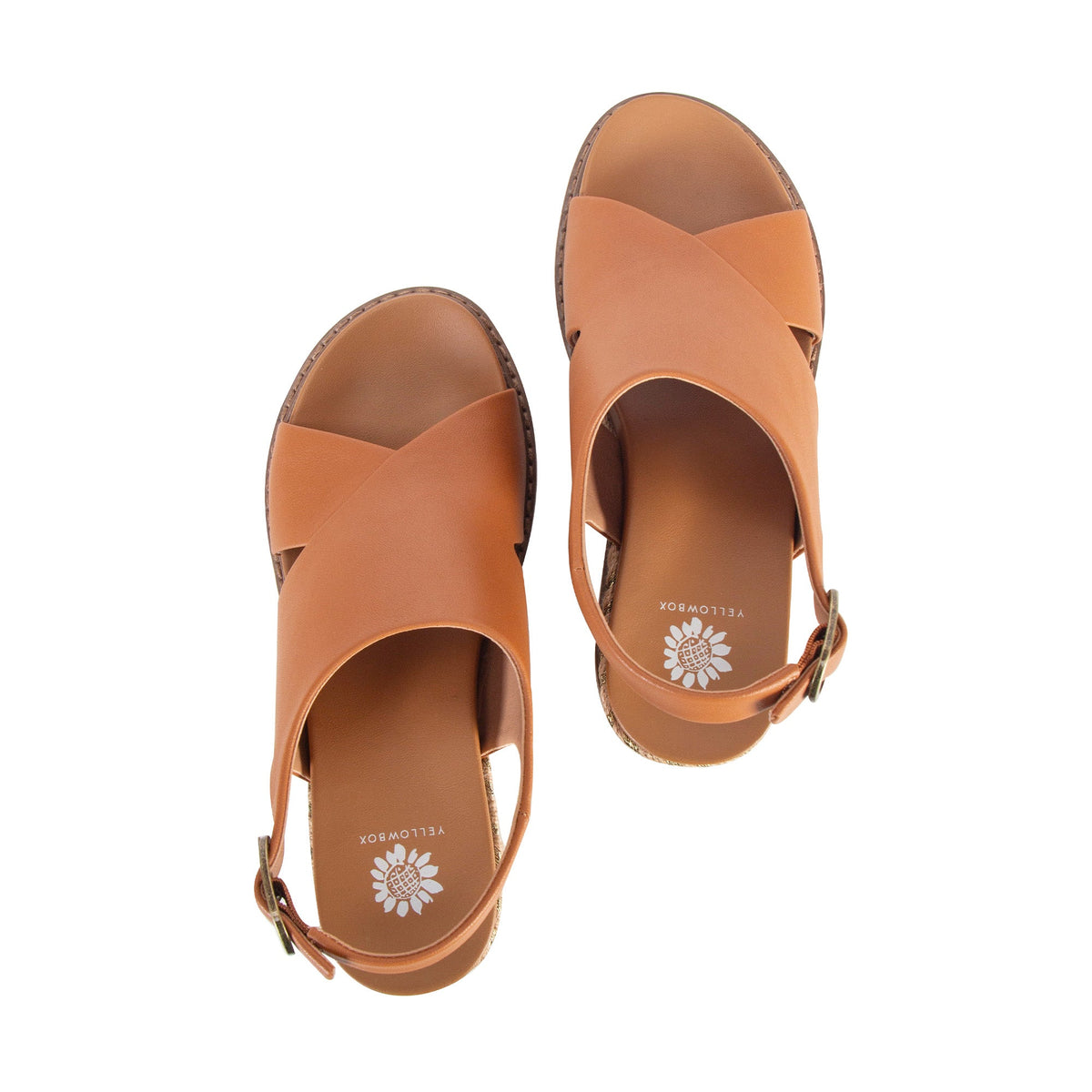 Yellow Box Footwear Missy Wedge Sandal - Tan