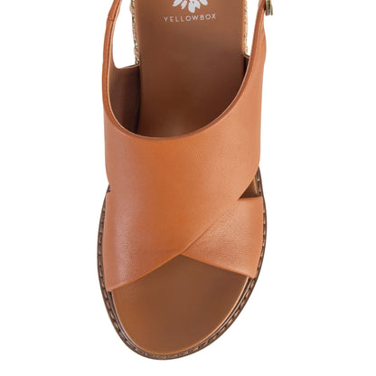 Yellow Box Footwear Missy Wedge Sandal - Tan