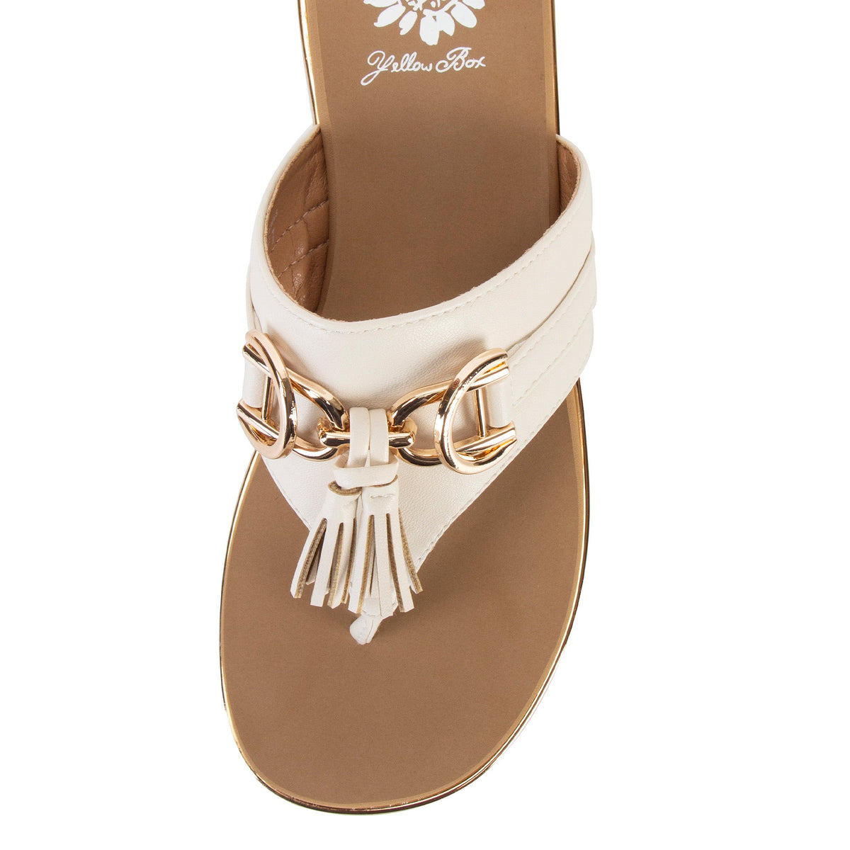 Yellow Box Footwear Geri Flatform Sandal - Ivory