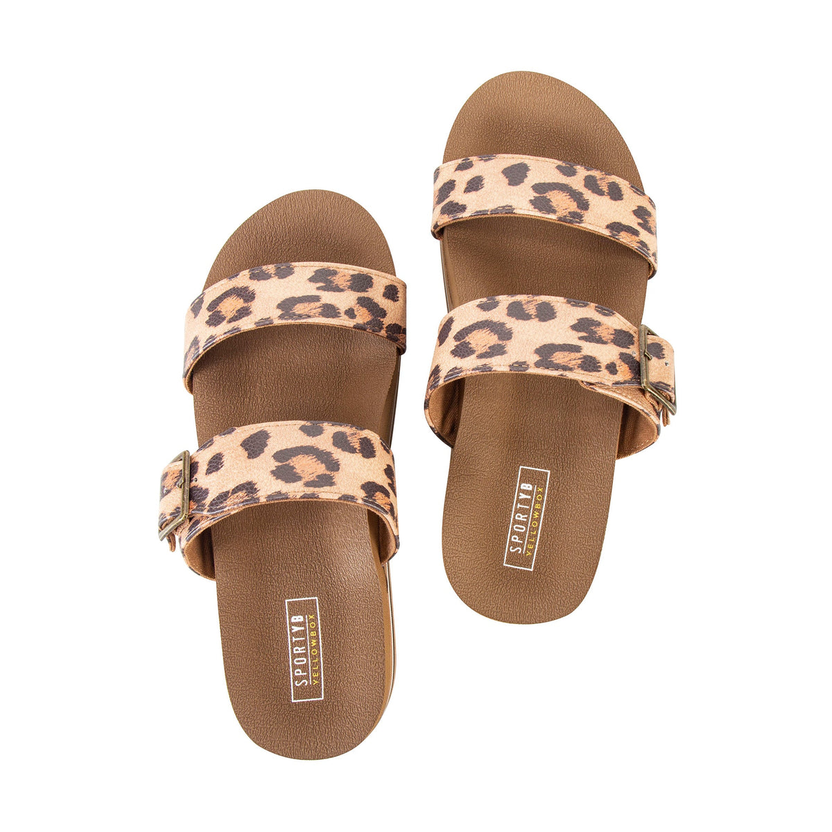 Yellow Box Footwear Catalena Flatform Sandal - Leopard