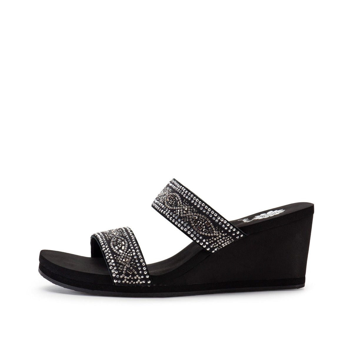 Yellow Box Footwear Sublime Wedge Sandal - Black