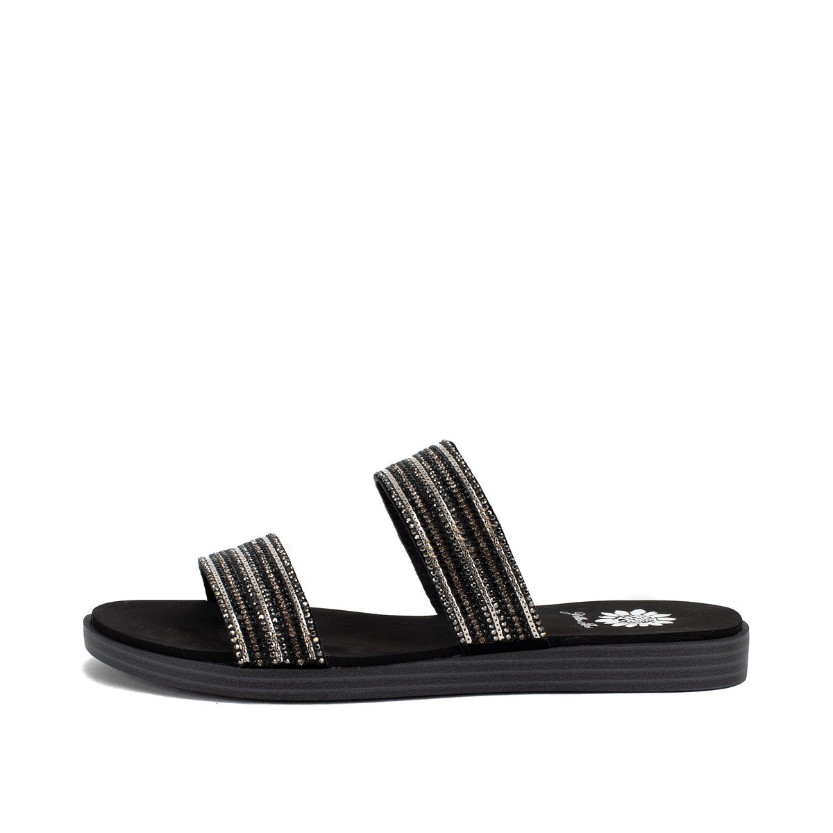 Yellow Box Footwear Dinda Slide Sandal - Black