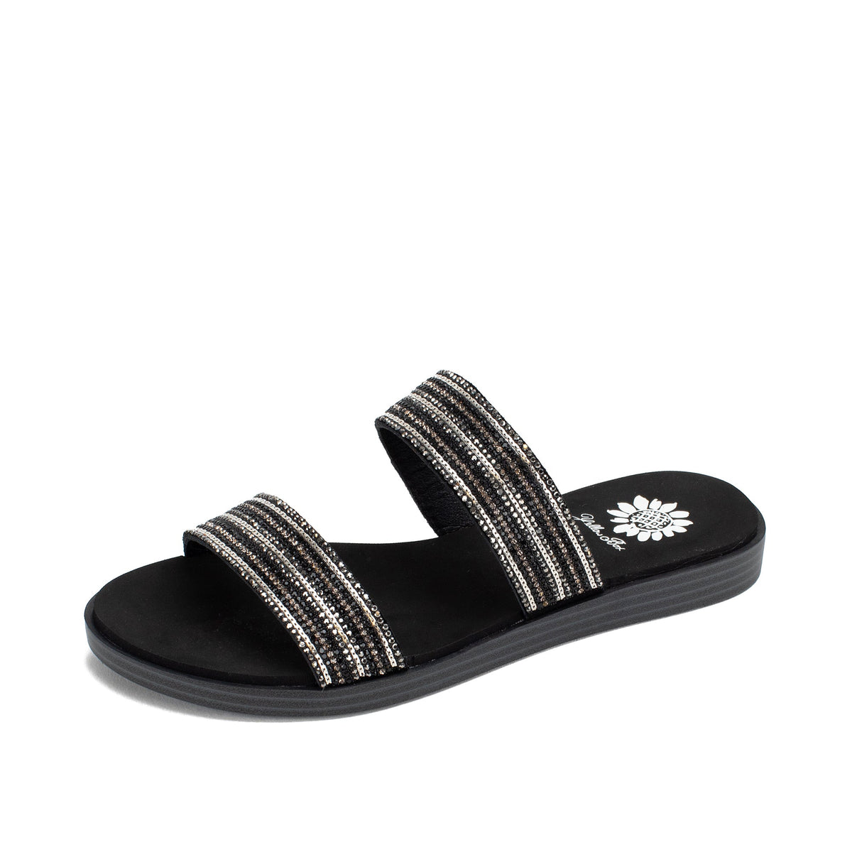 Yellow Box Footwear Dinda Slide Sandal - Black