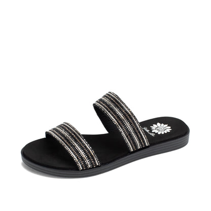 Yellow Box Footwear Dinda Slide Sandal - Black