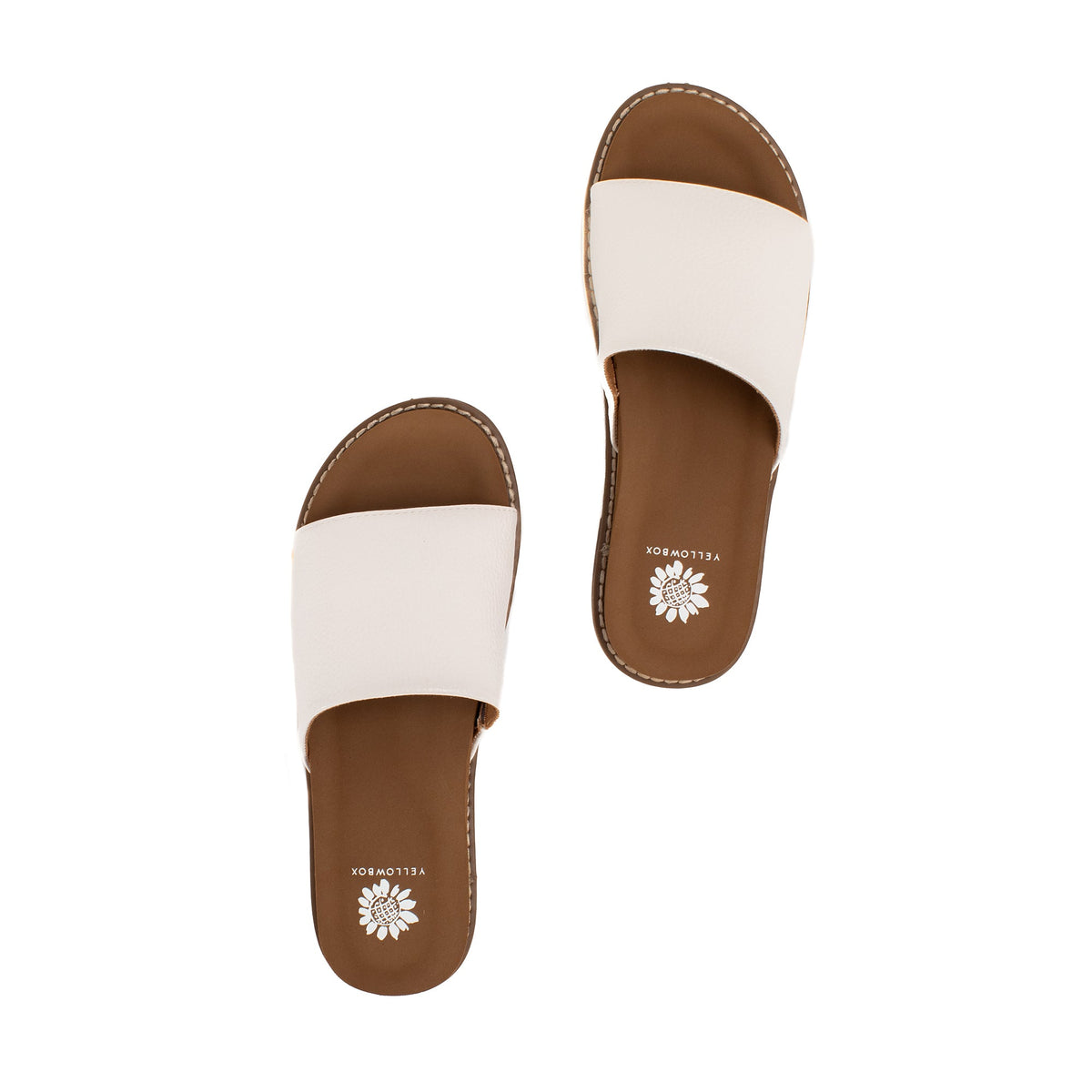 Yellow Box Footwear Kalo Slide Sandal - Ivory