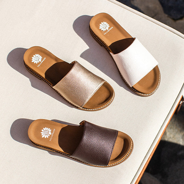 Yellow Box Footwear Kalo Slide Sandal - Ivory