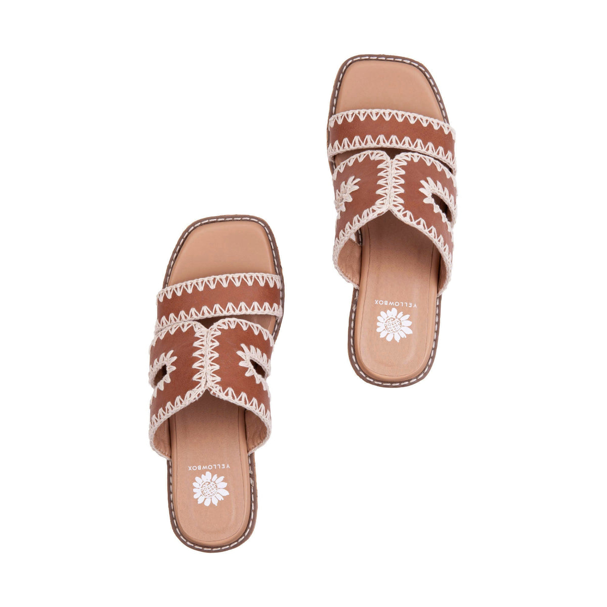 Yellow Box Footwear Tracie Cork Wedge Sandal - Tan
