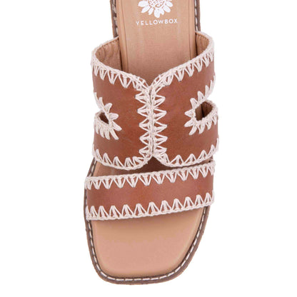 Yellow Box Footwear Tracie Cork Wedge Sandal - Tan
