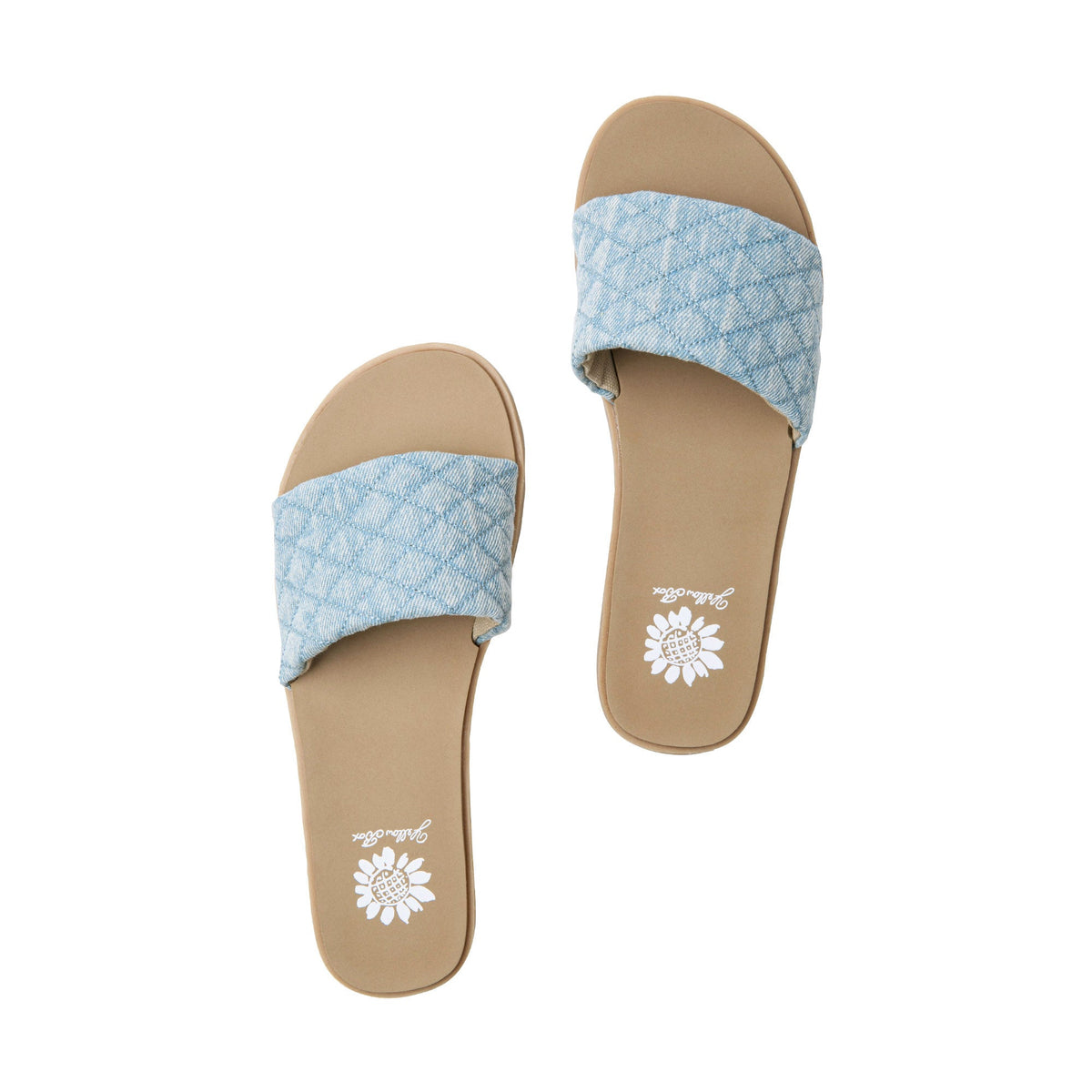 Yellow Box Footwear Fitzy Slide Sandal - Light Denim