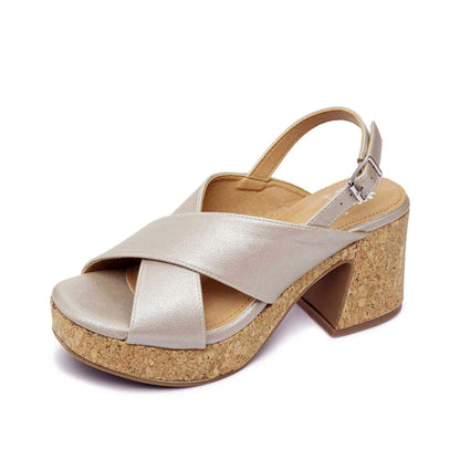 Yellow Box Footwear Hania Platform Heel - Platino