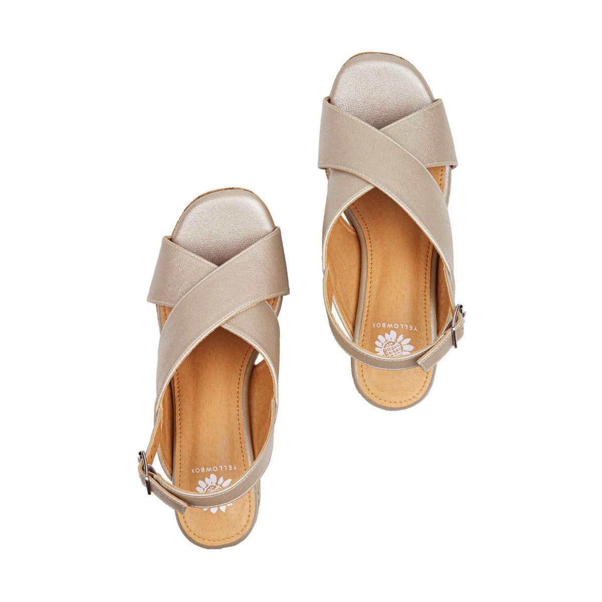 Yellow Box Footwear Hania Platform Heel - Platino