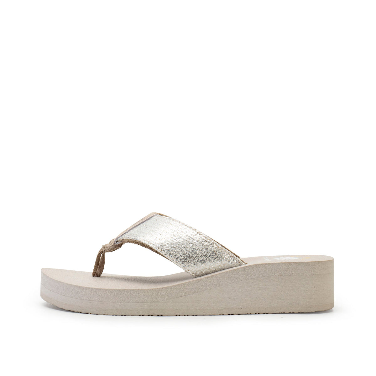Yellow Box Footwear Leyla Wedge Sandal - Ivory