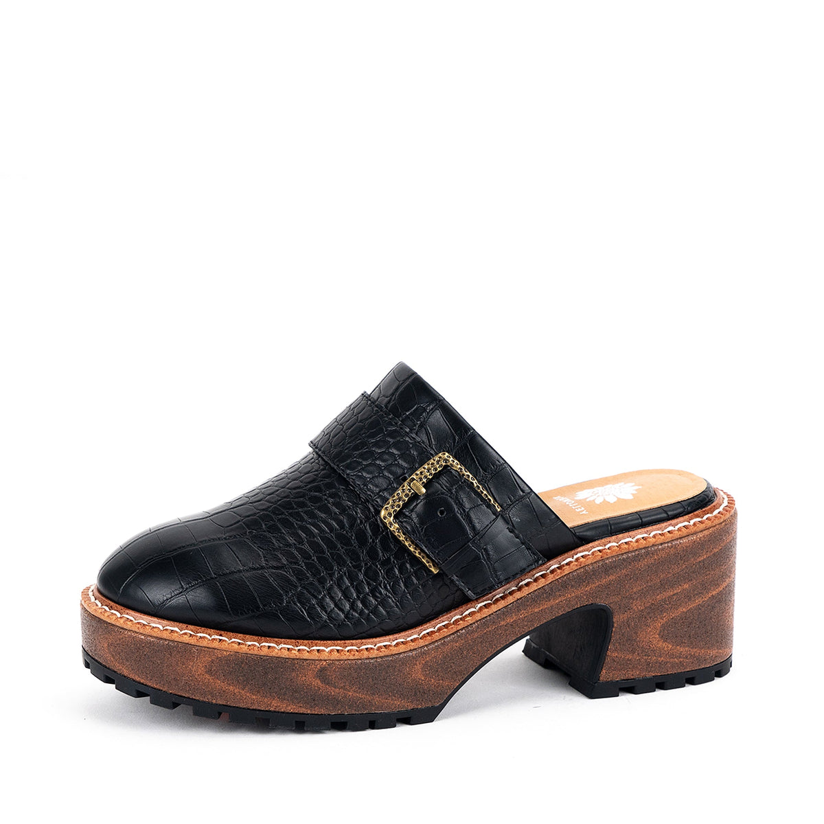 Yellow Box Footwear Barker Platform Clog - Black