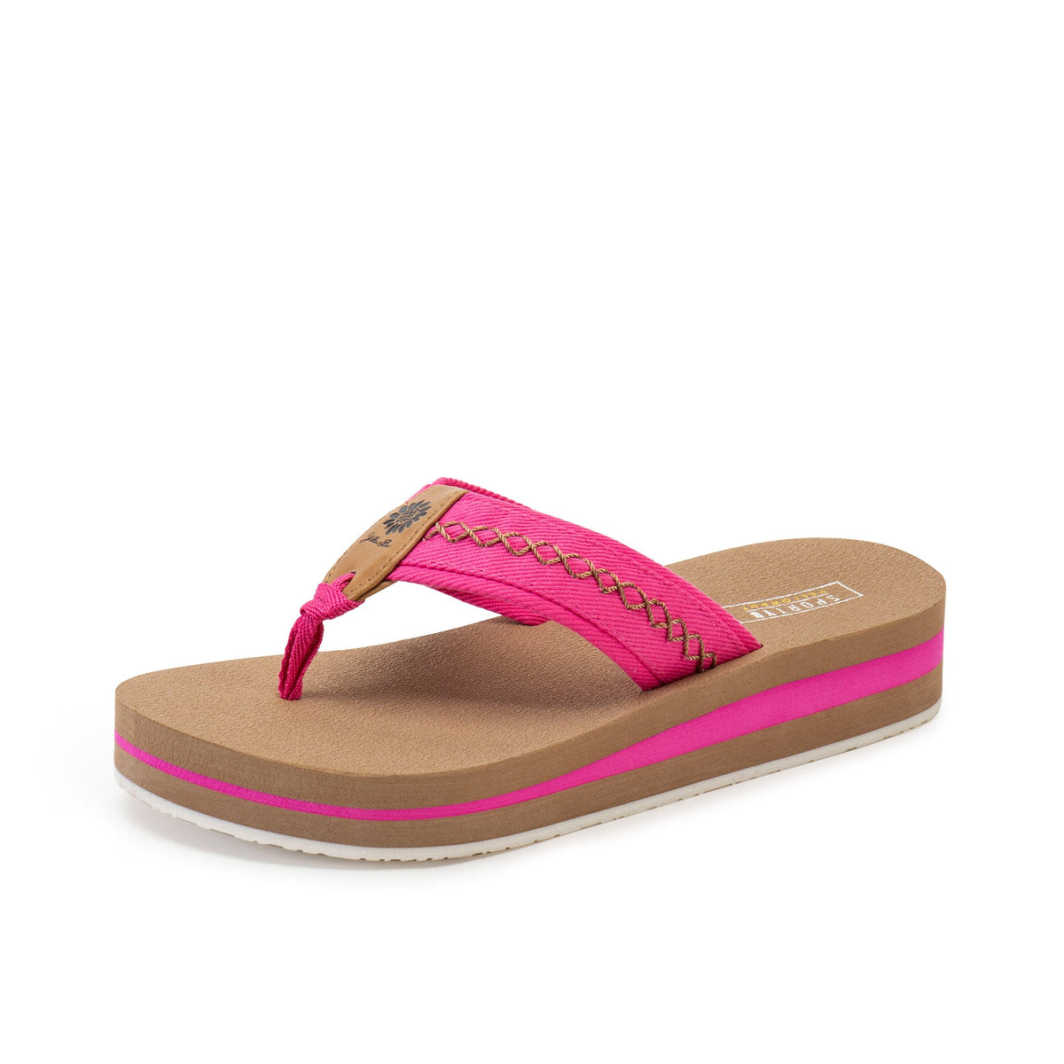 Yellow Box Footwear Malibu Flatform Sandal - Fuchsia