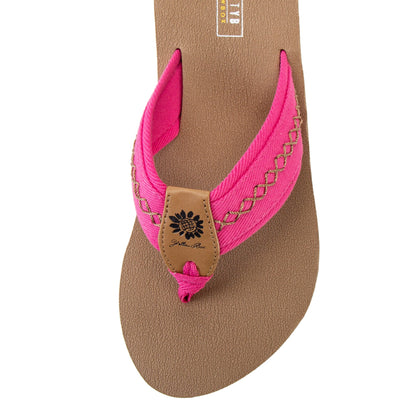 Yellow Box Footwear Malibu Flatform Sandal - Fuchsia