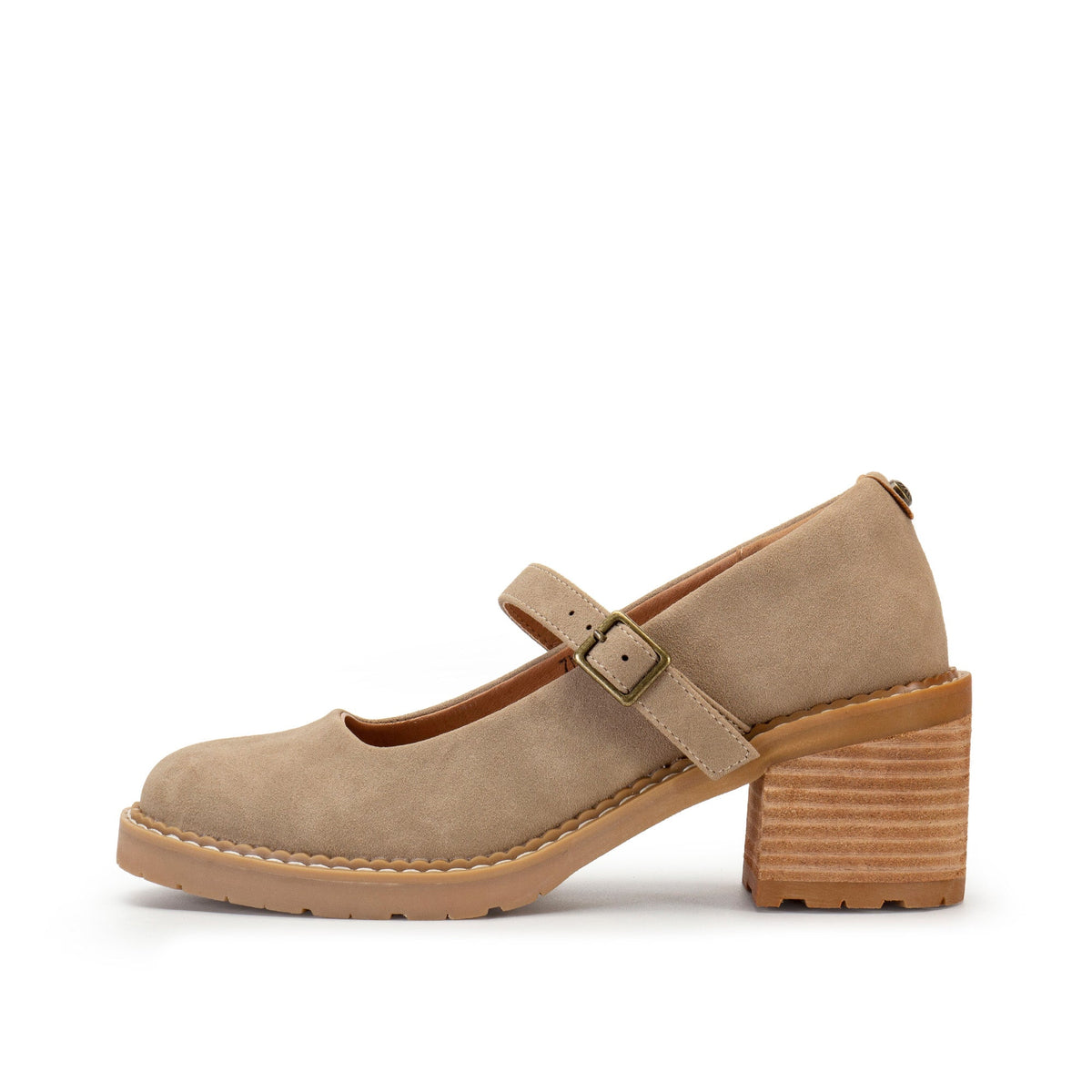 Yellow Box Footwear Bedford Heeled Mary Jane - Taupe