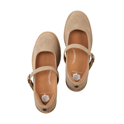 Yellow Box Footwear Bedford Heeled Mary Jane - Taupe