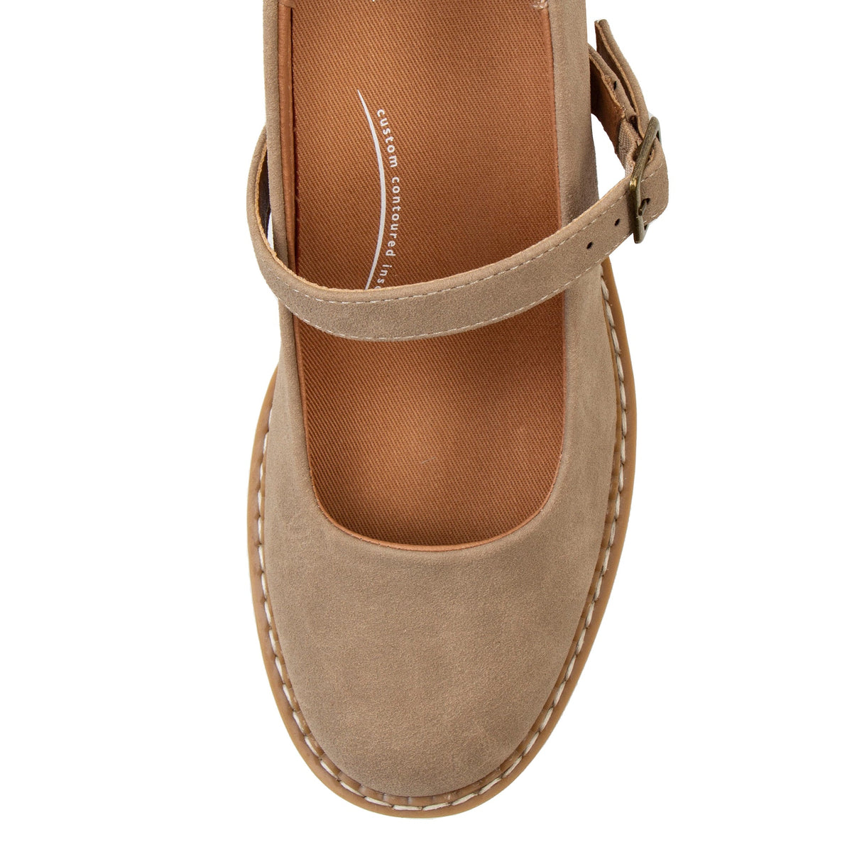 Yellow Box Footwear Bedford Heeled Mary Jane - Taupe