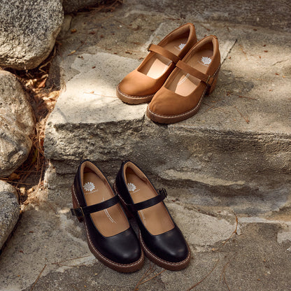 Yellow Box Footwear Bedford Heeled Mary Jane - Taupe