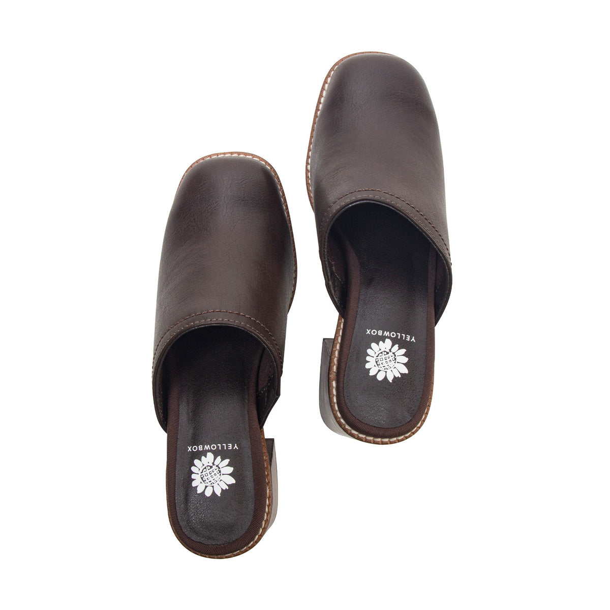 Yellow Box Footwear Ivaria Platform Clog - Chocolate